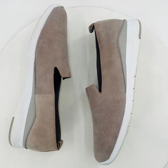 Me Too Gage Comfort Slip On Frost Grey Nubuck Leather Sneakers Size 11M - Picture 11 of 15